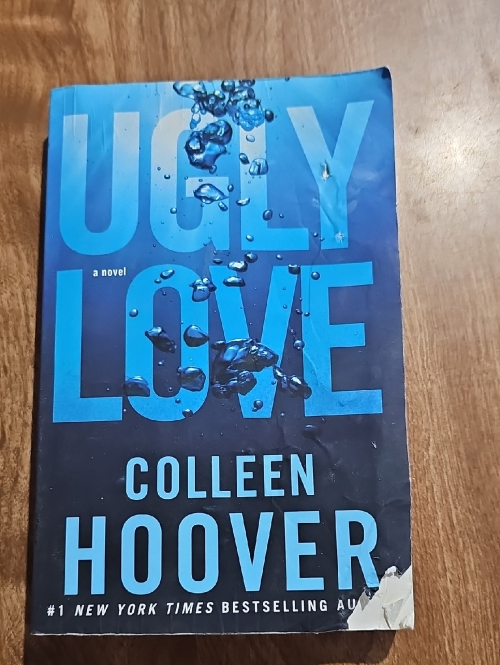 Ugly Love by Colleen Hoover - Blue Paperback Novel